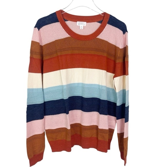Market & Spruce NWT Striped Sweater - Picture 1 of 9